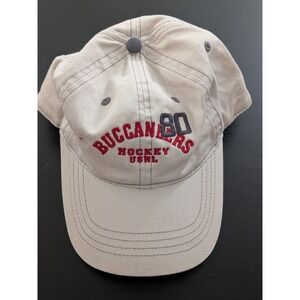 Des Moines‎ Buccaneers USHL US Hockey Leauge Hat Strapback OS Beige